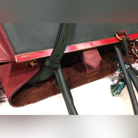 Fendi 2 Jours Multi-Color Leather Bag - Picture 11 of 16